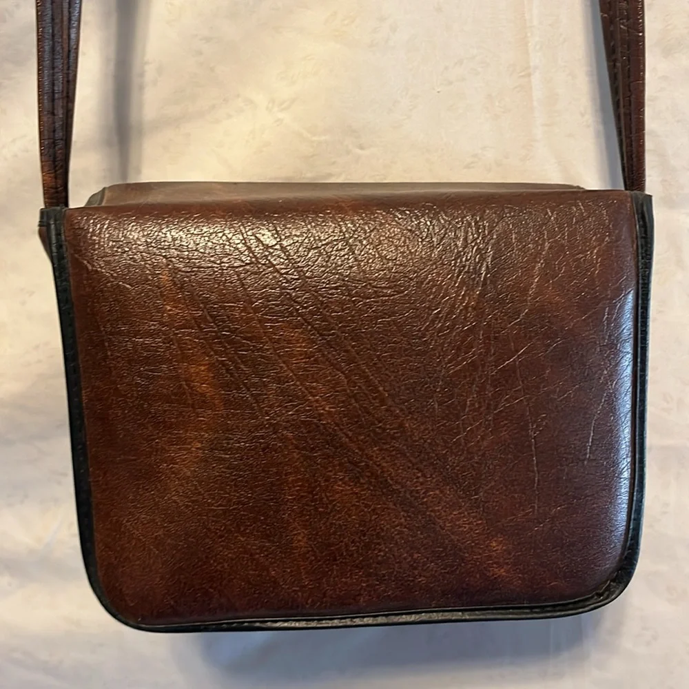 Vintage Brown Leather Camera Case